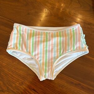 Ruffle Butts Striped Bikini Bottoms